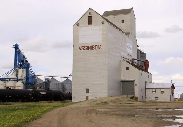 The Assiniboia grain elevator